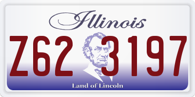 IL license plate Z623197