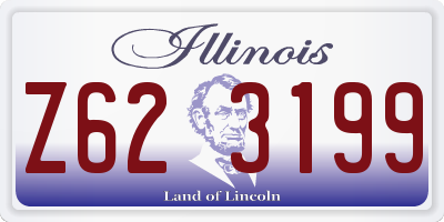IL license plate Z623199