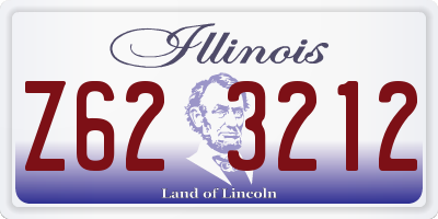 IL license plate Z623212