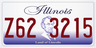 IL license plate Z623215