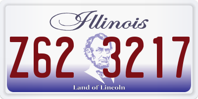 IL license plate Z623217