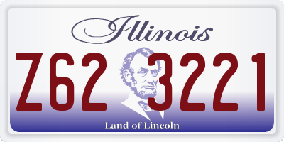 IL license plate Z623221