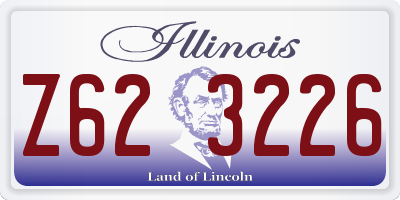 IL license plate Z623226