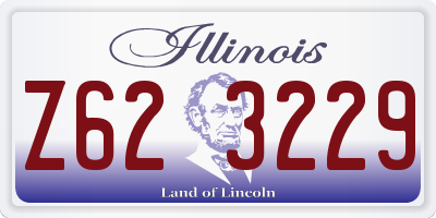 IL license plate Z623229