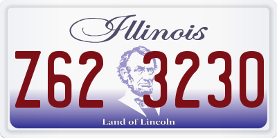 IL license plate Z623230