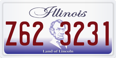 IL license plate Z623231