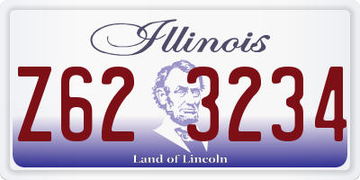 IL license plate Z623234