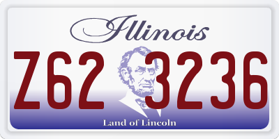 IL license plate Z623236