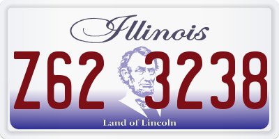 IL license plate Z623238