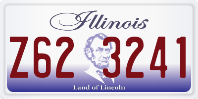 IL license plate Z623241