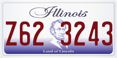 IL license plate Z623243