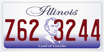 IL license plate Z623244