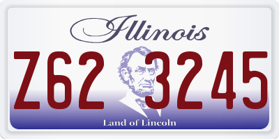 IL license plate Z623245