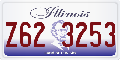 IL license plate Z623253