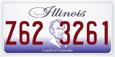 IL license plate Z623261