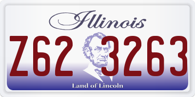 IL license plate Z623263