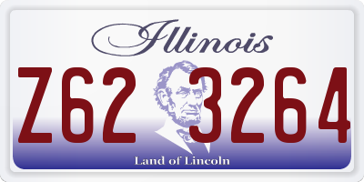 IL license plate Z623264