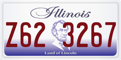 IL license plate Z623267