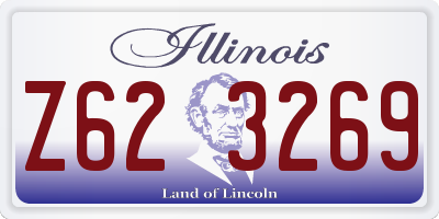 IL license plate Z623269