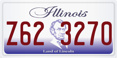 IL license plate Z623270
