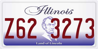 IL license plate Z623273