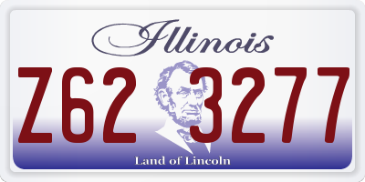 IL license plate Z623277