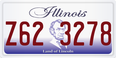 IL license plate Z623278