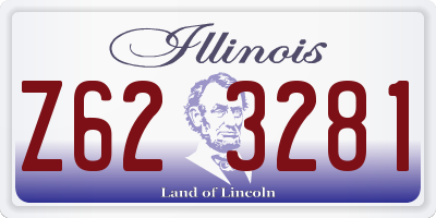 IL license plate Z623281