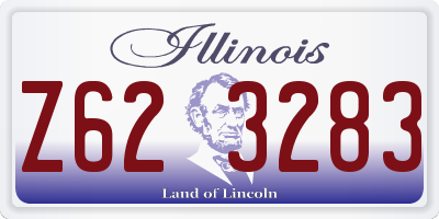 IL license plate Z623283