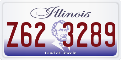 IL license plate Z623289