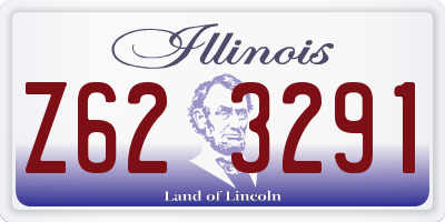 IL license plate Z623291
