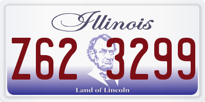 IL license plate Z623299