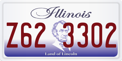 IL license plate Z623302