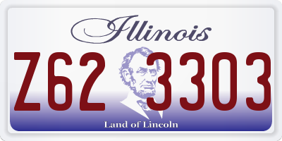 IL license plate Z623303