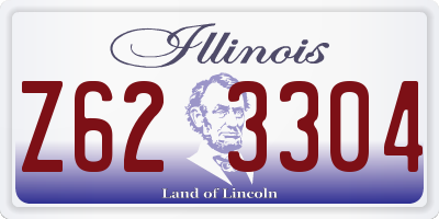 IL license plate Z623304
