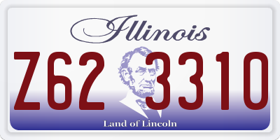 IL license plate Z623310