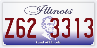 IL license plate Z623313