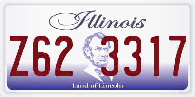 IL license plate Z623317