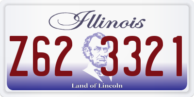 IL license plate Z623321