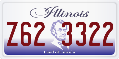 IL license plate Z623322