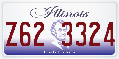 IL license plate Z623324