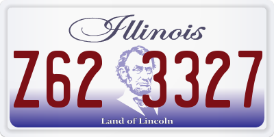 IL license plate Z623327