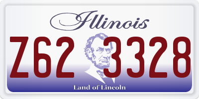IL license plate Z623328
