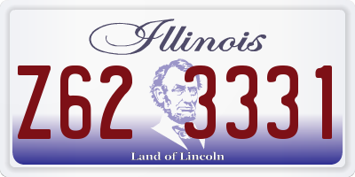 IL license plate Z623331