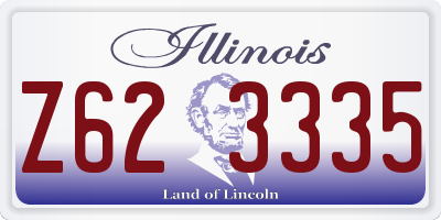 IL license plate Z623335