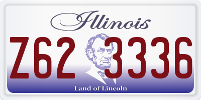 IL license plate Z623336