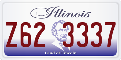 IL license plate Z623337