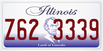 IL license plate Z623339