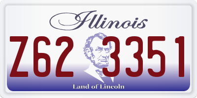 IL license plate Z623351
