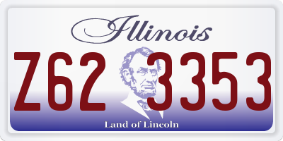 IL license plate Z623353